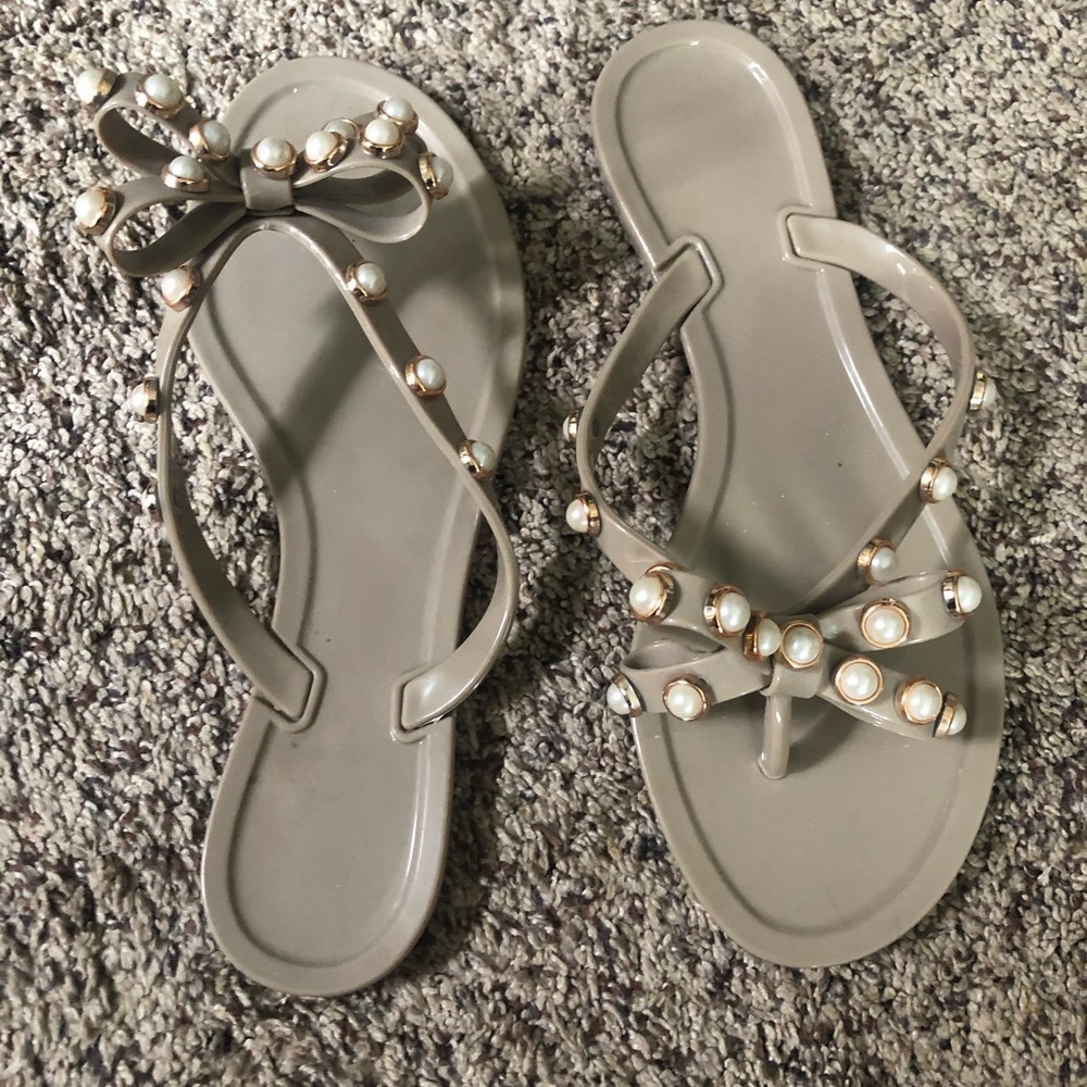 Target Pearl Sandals/Flip Flops